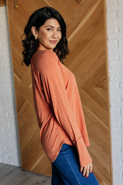 Rustic Charm Long Sleeve Top Ave Shops