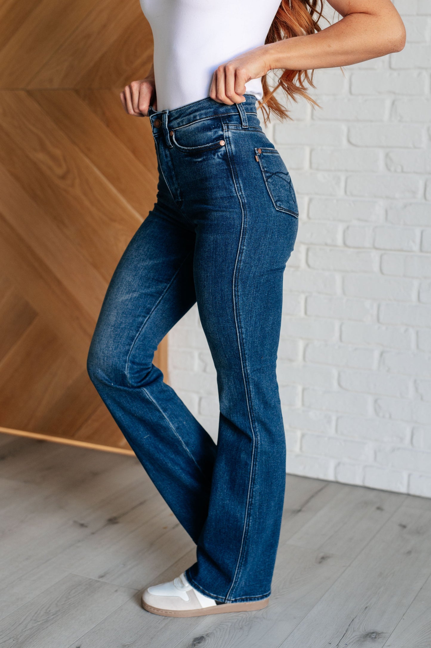 Santana High Rise Control Top Bootcut Jeans Ave Shops