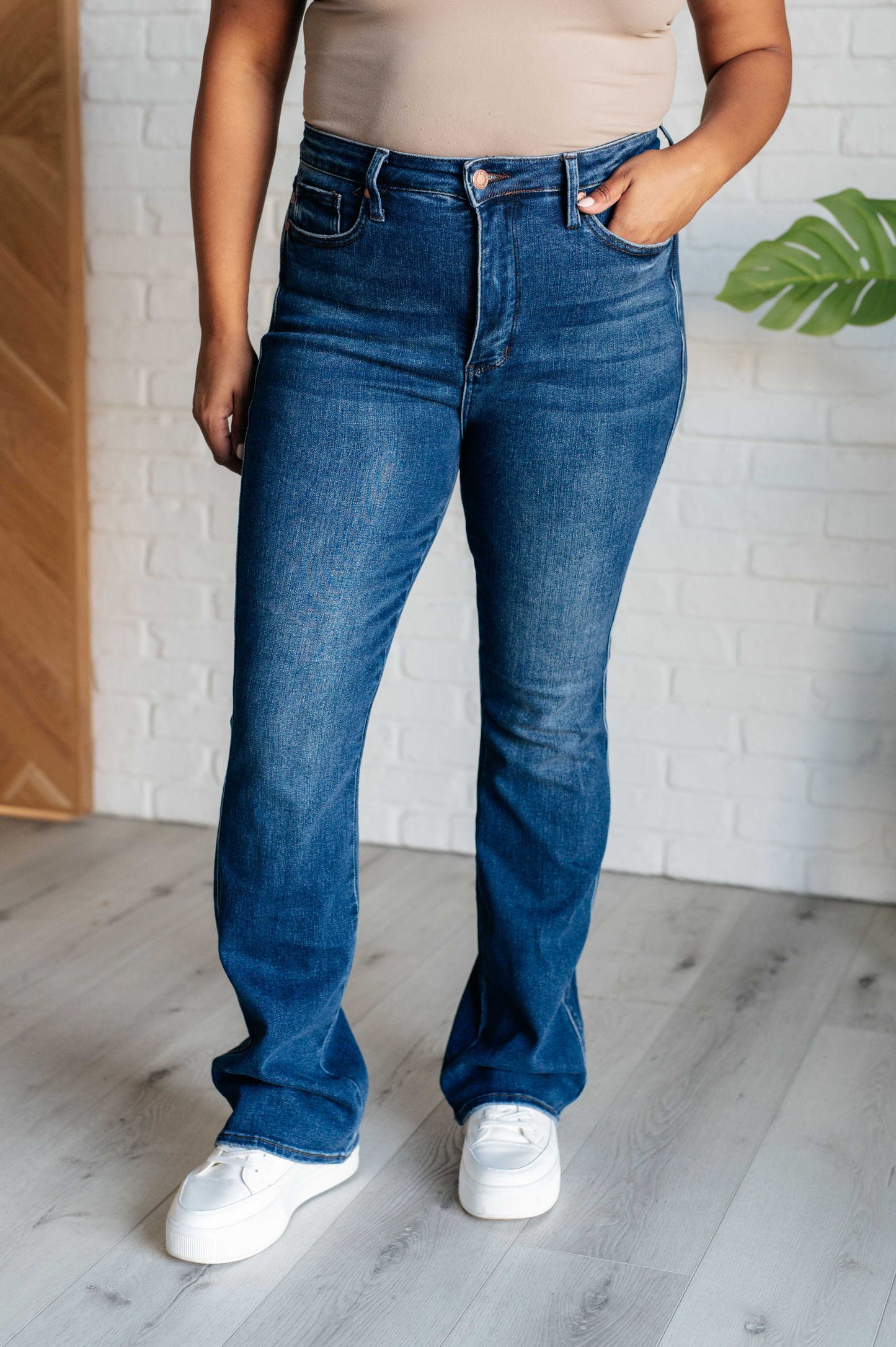 Santana High Rise Control Top Bootcut Jeans Ave Shops