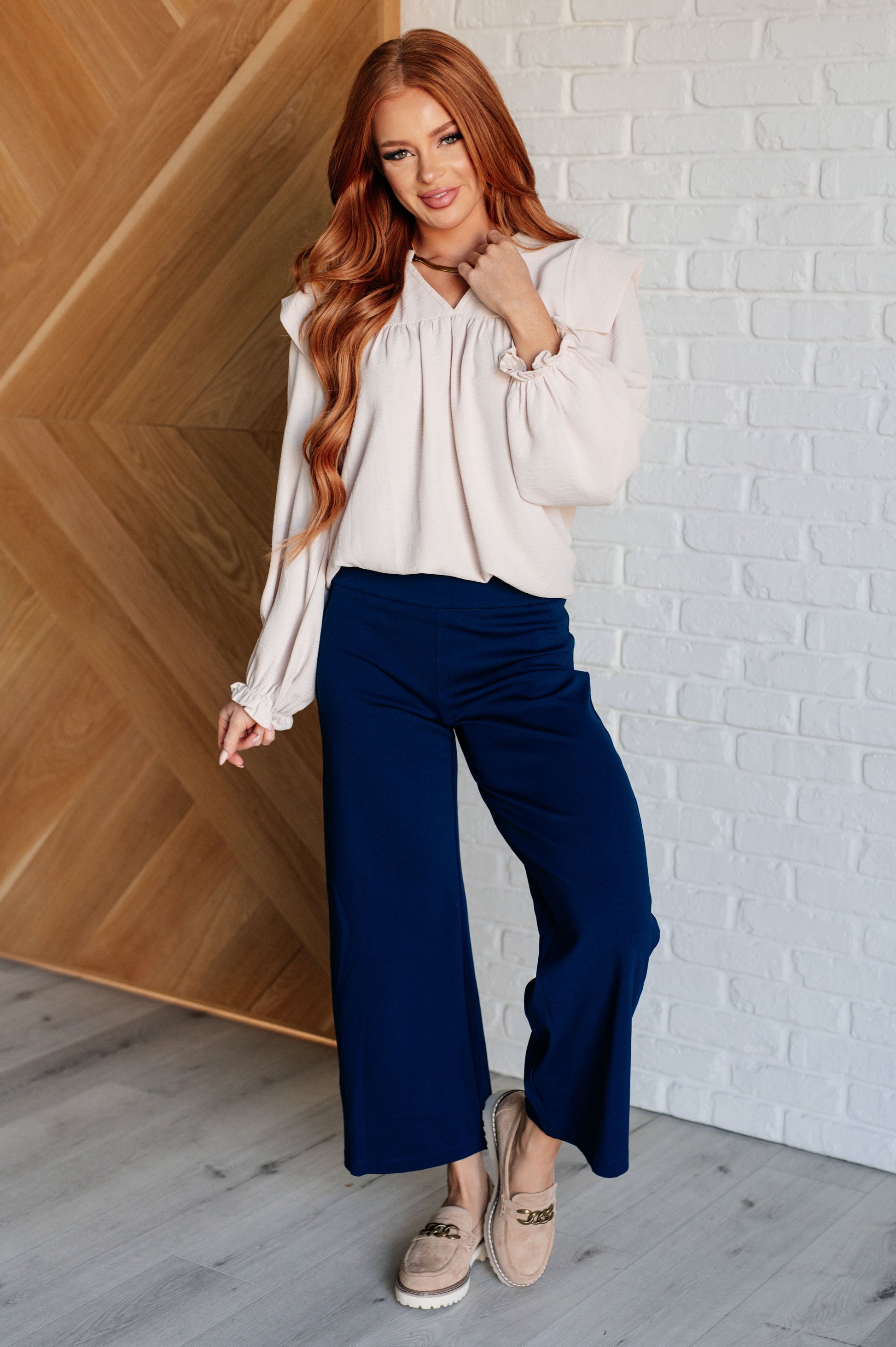 She Ought to Understand Balloon Sleeve Blouse Ave Shops