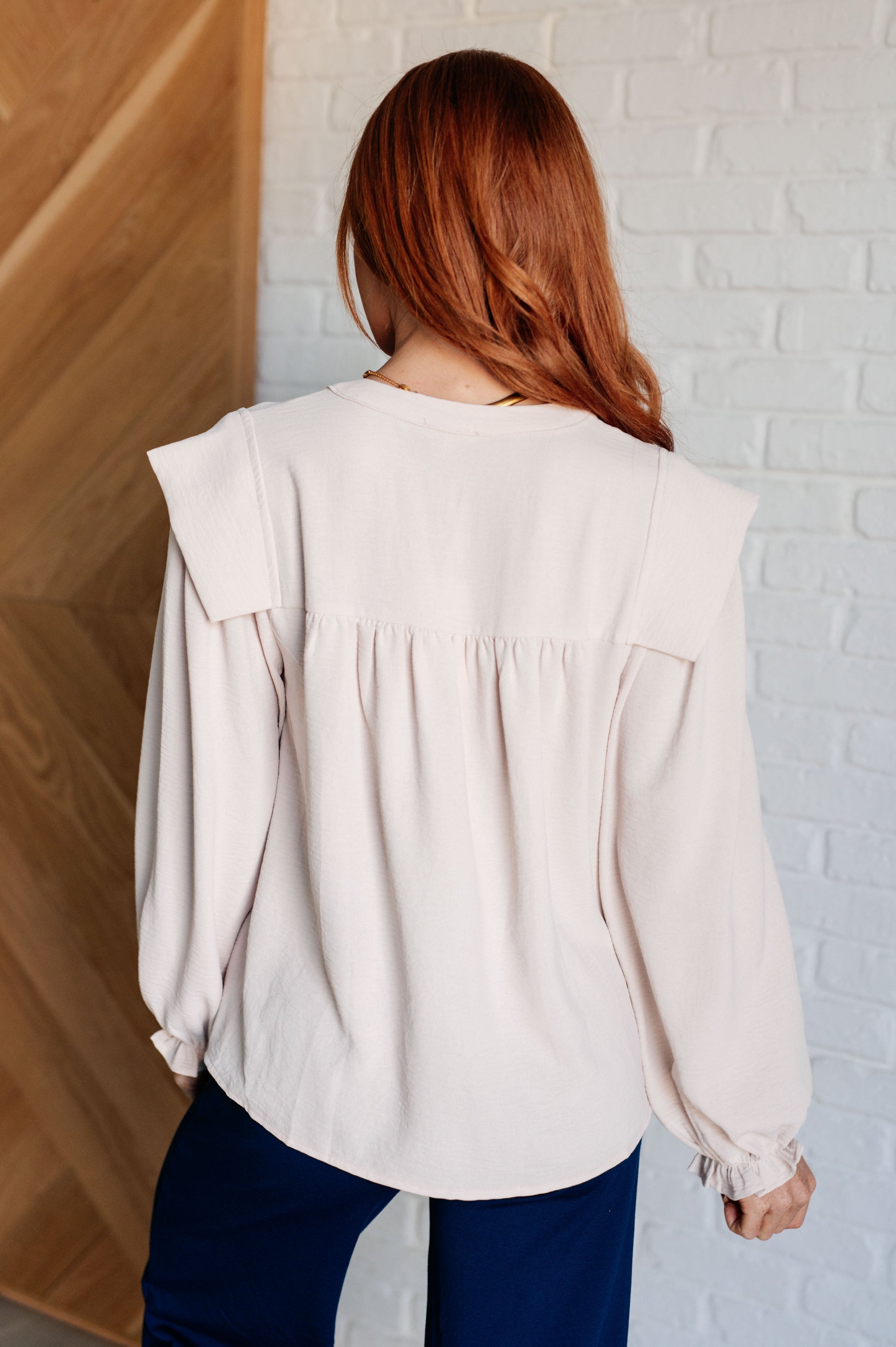 She Ought to Understand Balloon Sleeve Blouse Ave Shops