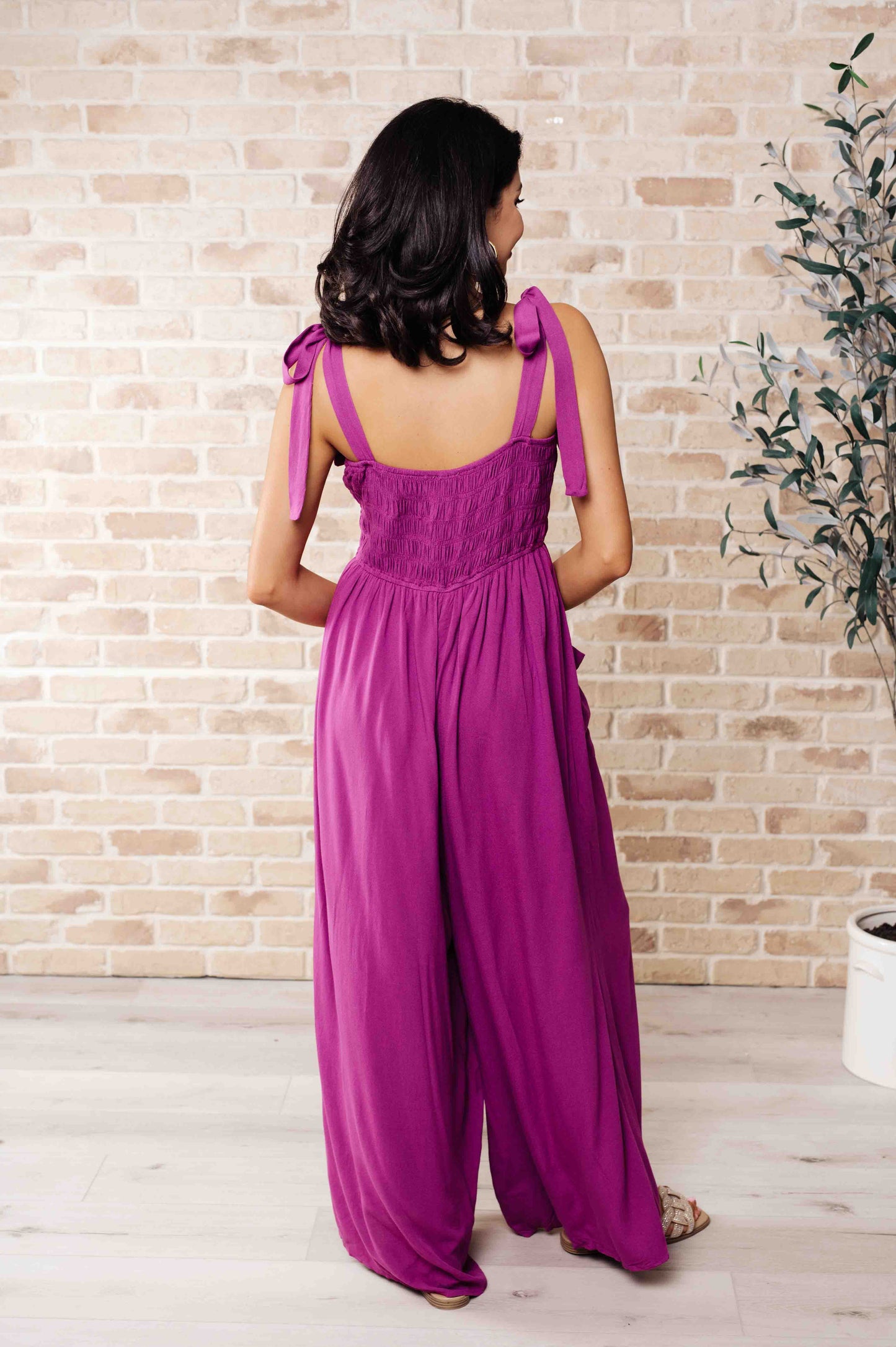 Social Graces Wide Leg Jumpsuit Ave Shops