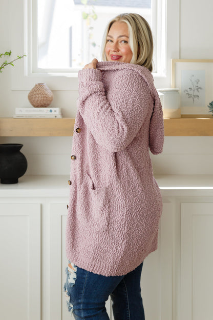 Soft Wisteria Hooded Cardigan Ave Shops