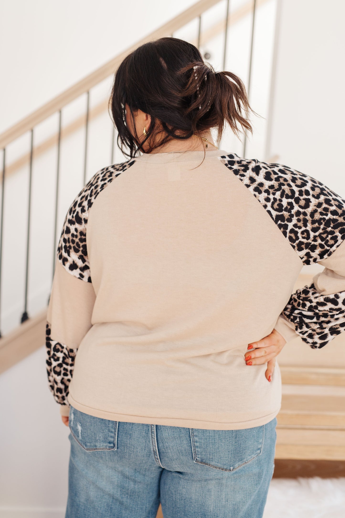 Sometime Safari Animal Print Top Ave Shops