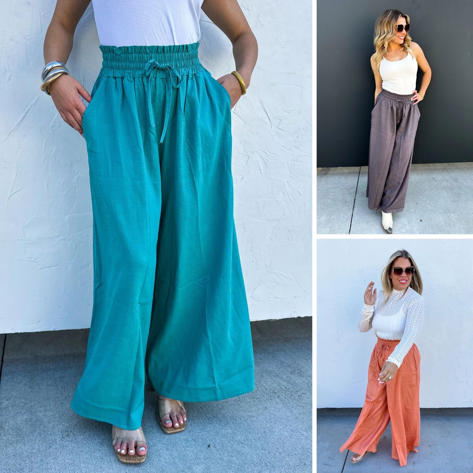 PREORDER: Johanna Linen Pants in Three Colors Ave Shops