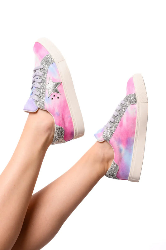 Supernova Sneakers in Pastel Tie Dye Ave Shops