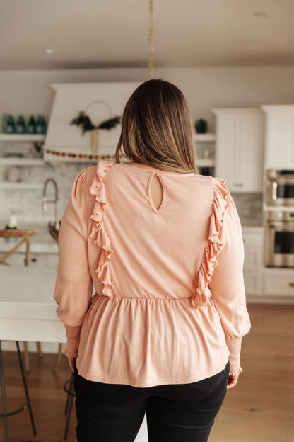 Sweet Confession Top In Blush Ave Shops