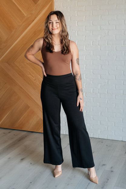 Magic Wide Leg Pants in Black Ave Shops