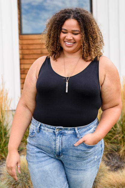 The Basics Bodysuit In Black Ave Shops