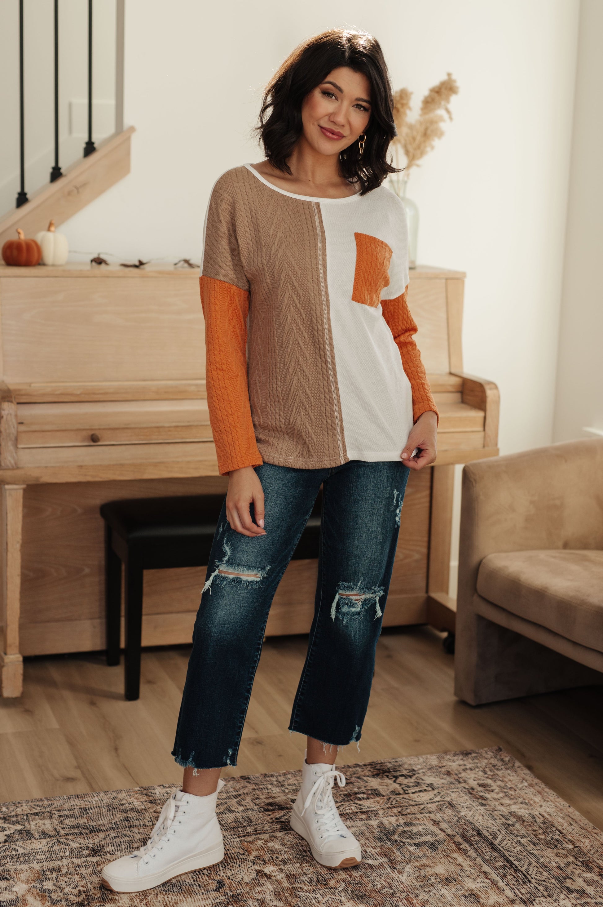 This, That, And The Other Colorblock Top Ave Shops