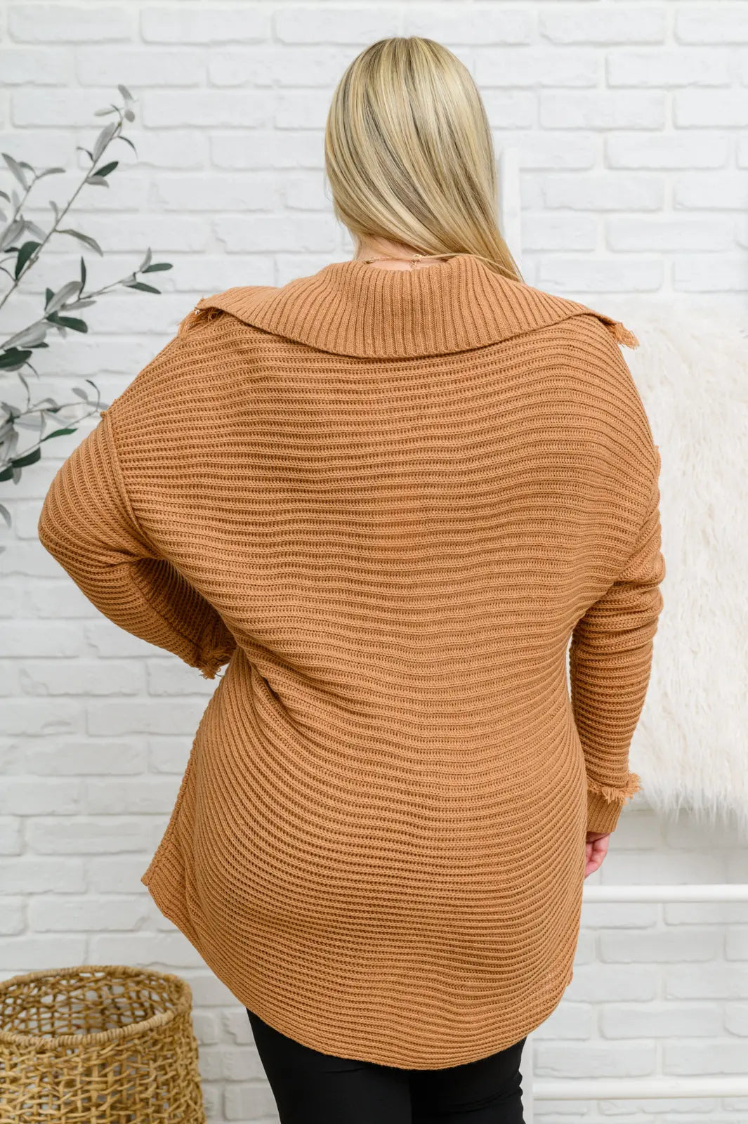 Travel Far & Wide Sweater in Taupe Ave Shops