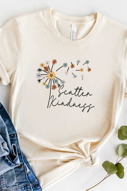 Scatter Kindness Positive Thought Graphic Tee