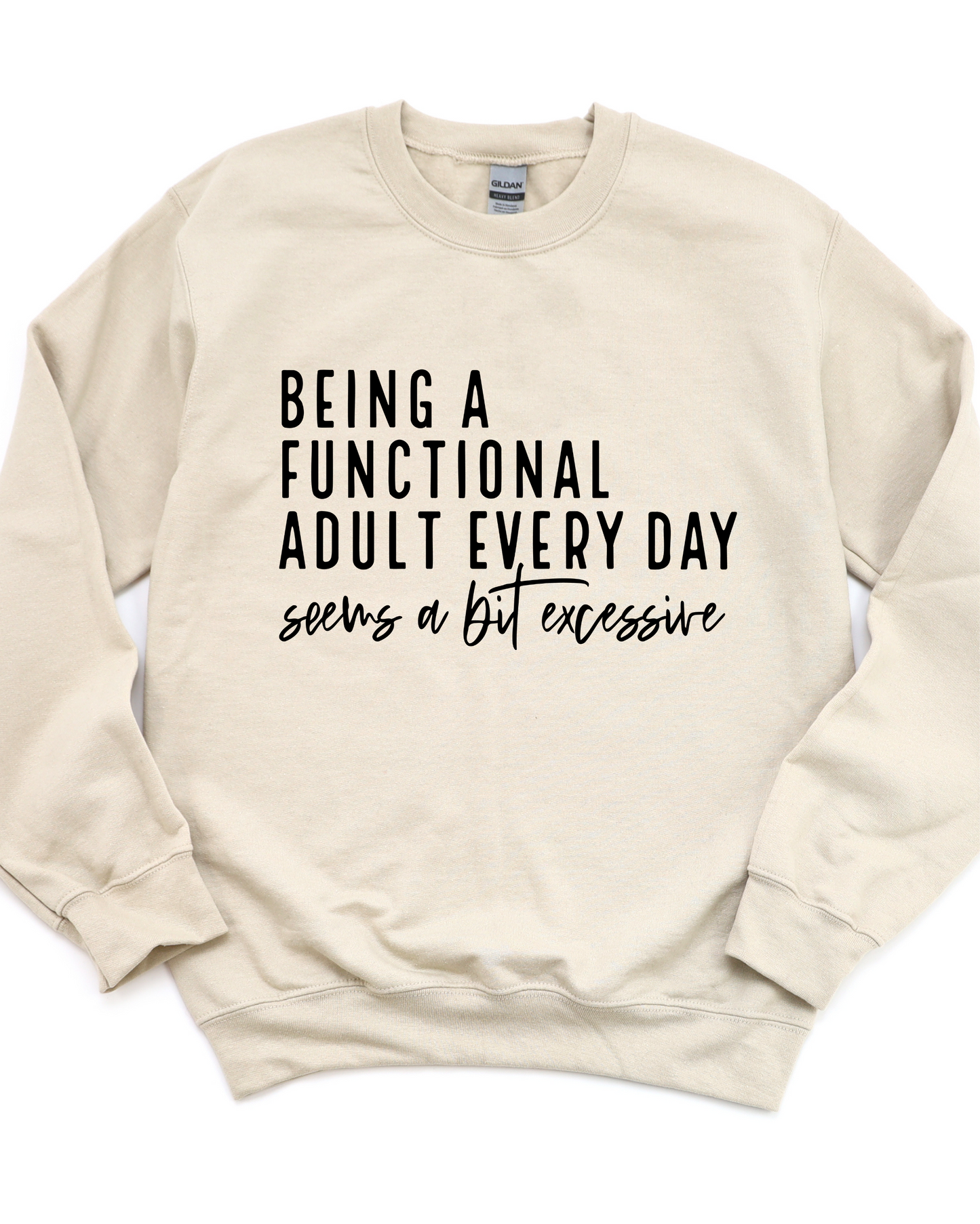 Being a Functional Adult Sweatshirt