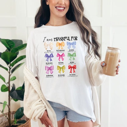 I'm Thankful Bows Graphic Tee Ave Shops