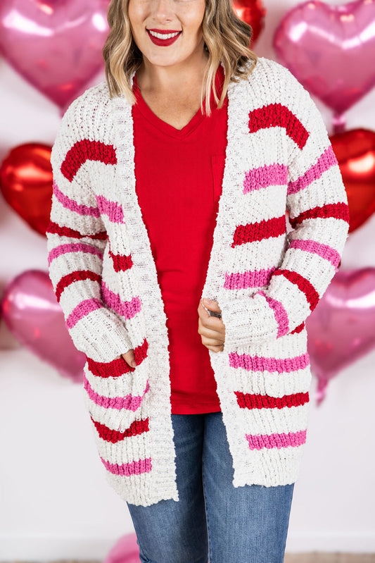 IN STOCK Valentine's Stripe Cardigan