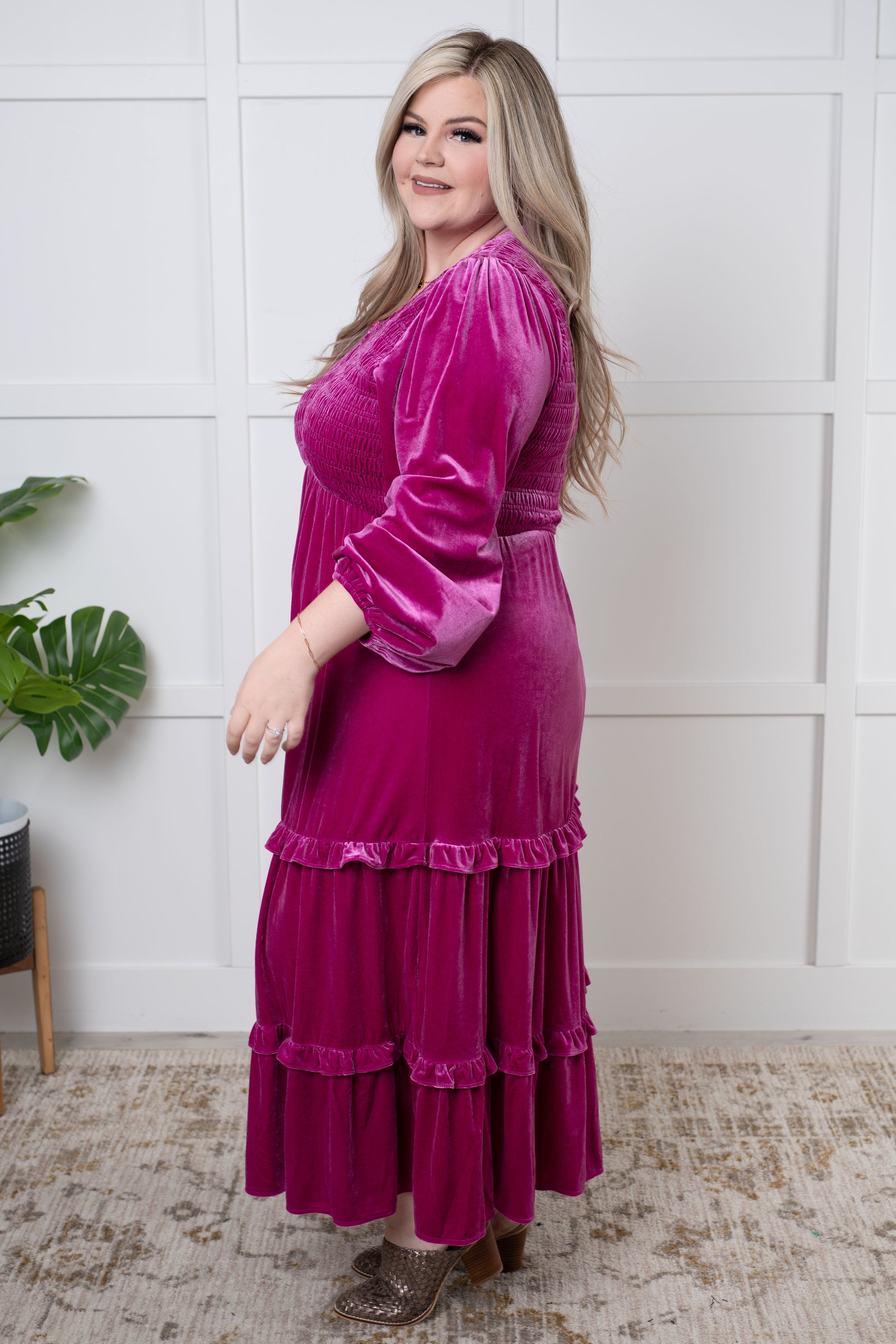 Velvet Flamenco Maxi Dress Ave Shops