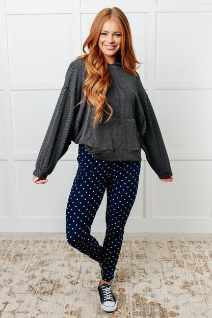 Your New Favorite Joggers in White Polka Dot Ave Shops