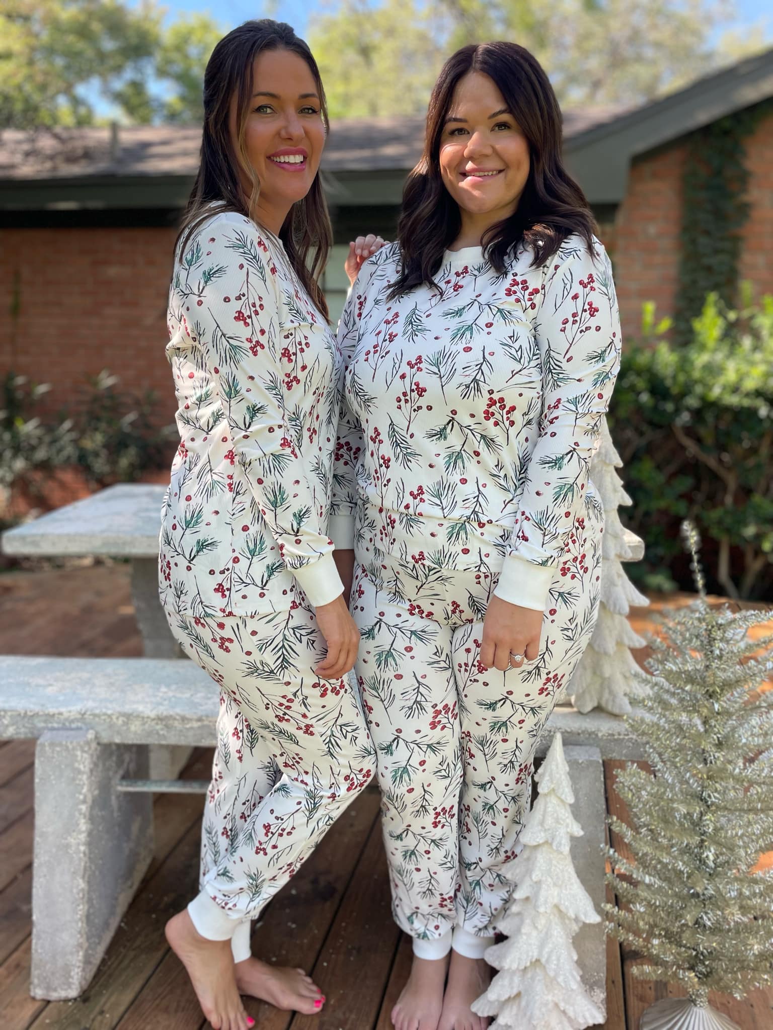 PREORDER: Holly Berry Pajama Pants Set Ave Shops