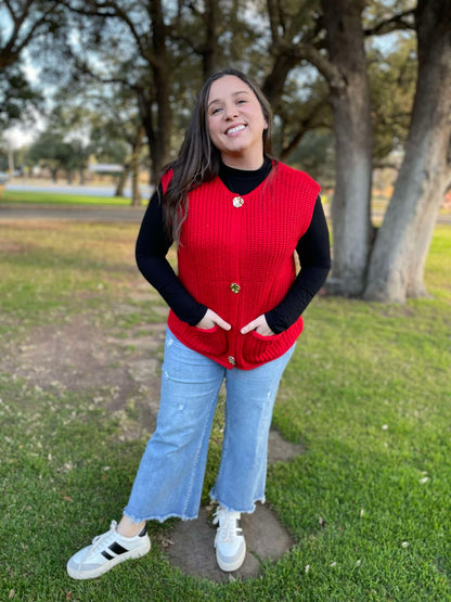 PREORDER: Meet In The Middle Sweater Vest in Two Colors