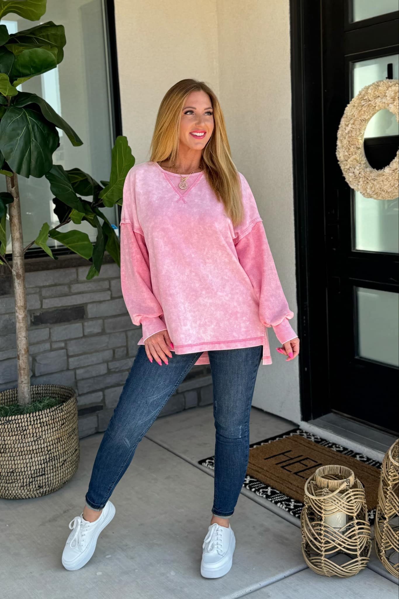 PREORDER: Best Selling Luna Mineral Wash Sweatshirt in Two Colors Ave Shops