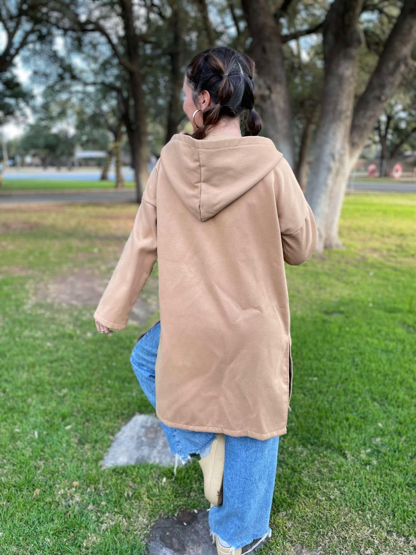 PREORDER: Time Slips Away Hooded Jacket in Three Colors