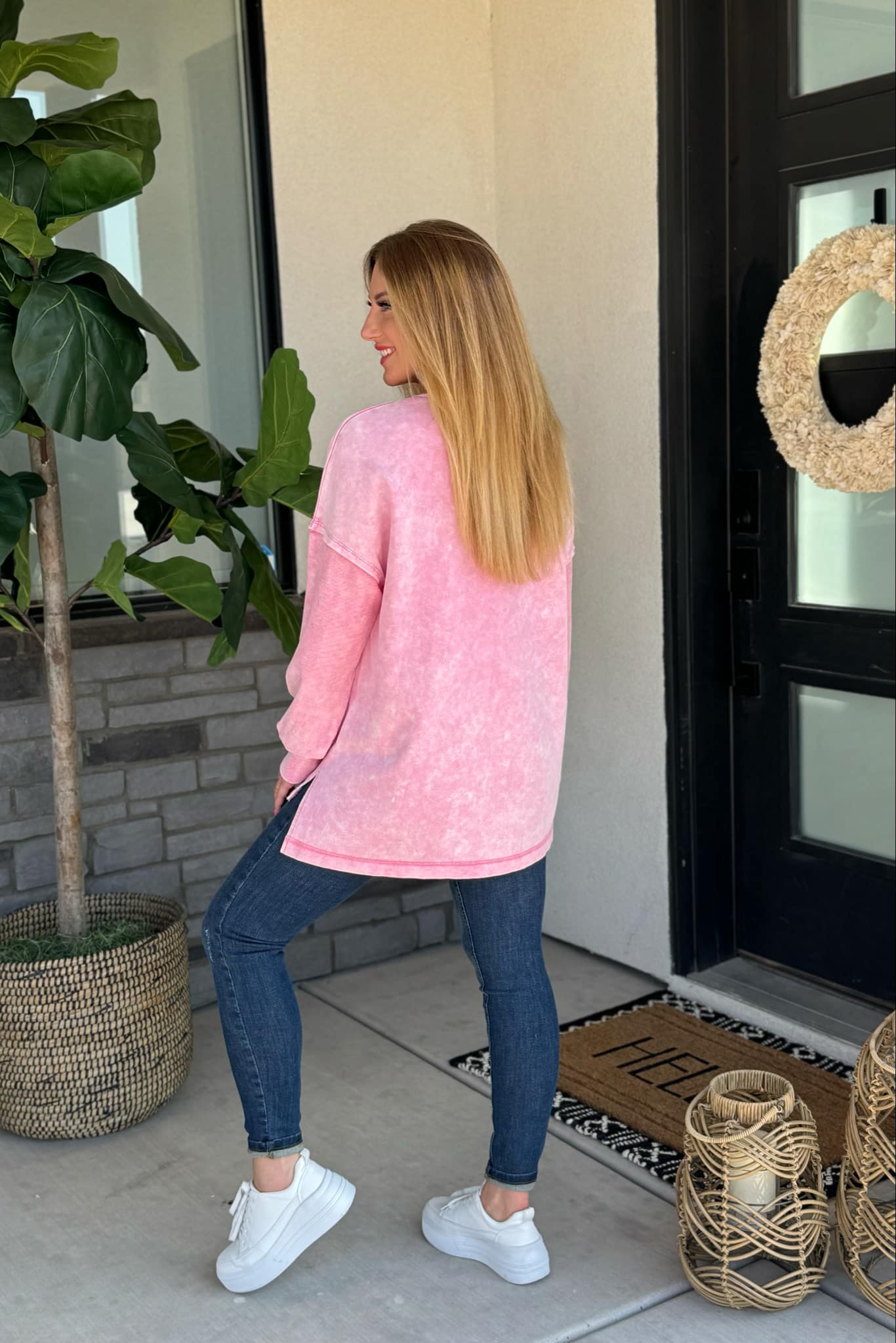 PREORDER: Best Selling Luna Mineral Wash Sweatshirt in Two Colors Ave Shops