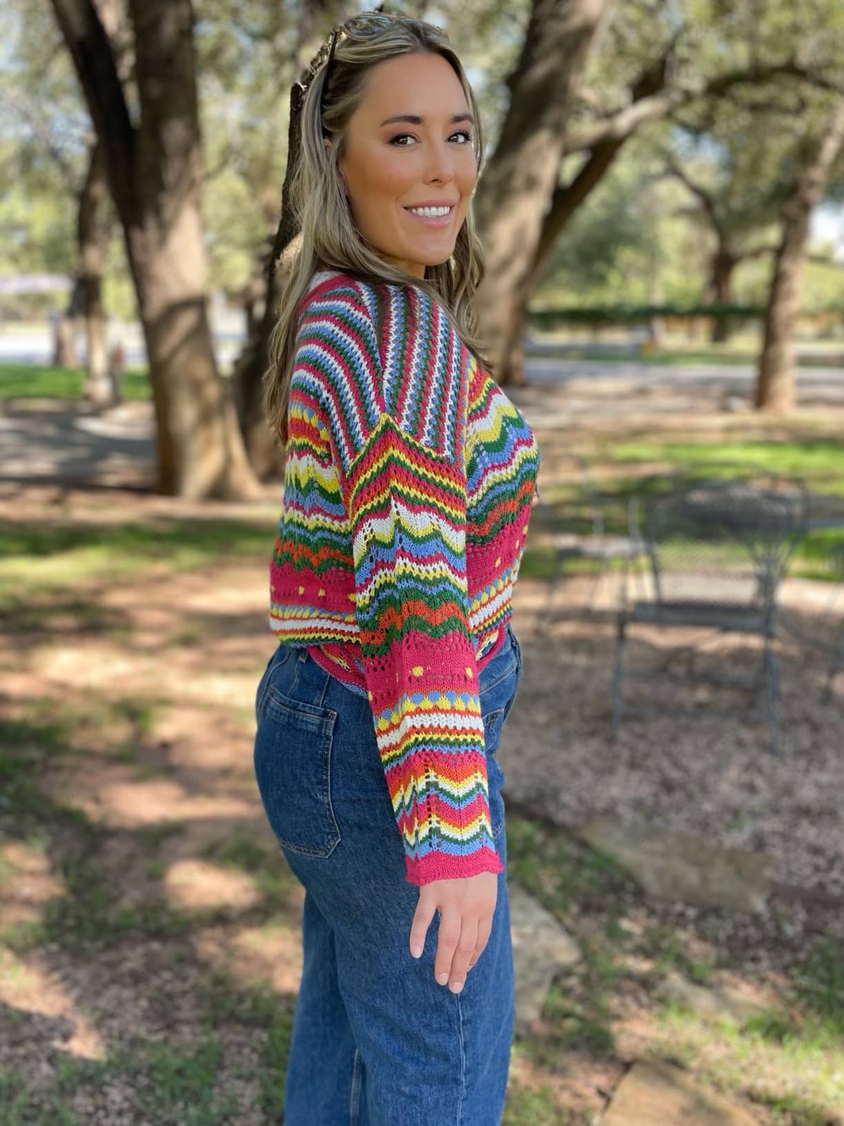 PREORDER: Abilene Crochet Sweater Ave Shops