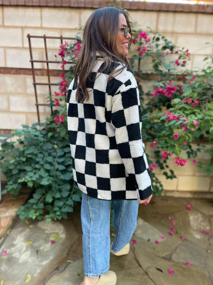 PREORDER: Checkmate Fleece Jacket Ave Shops