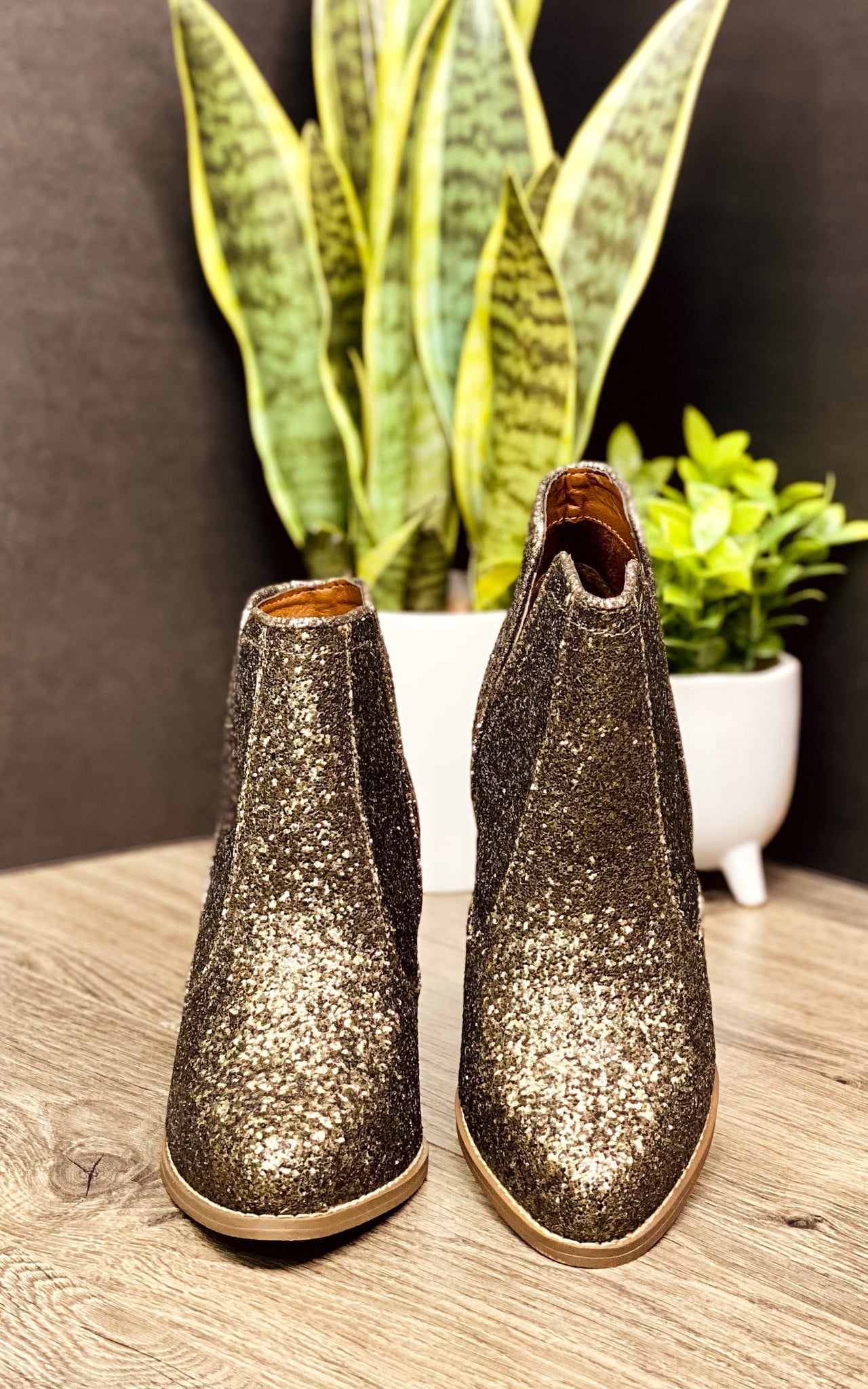 Fiera Booties in Bronze Ave Shops