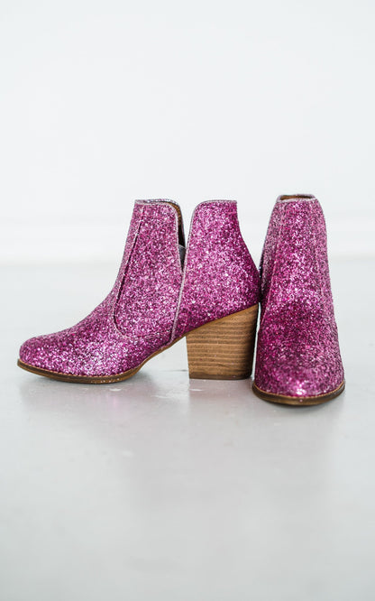 Fiera Booties in Pink Ave Shops