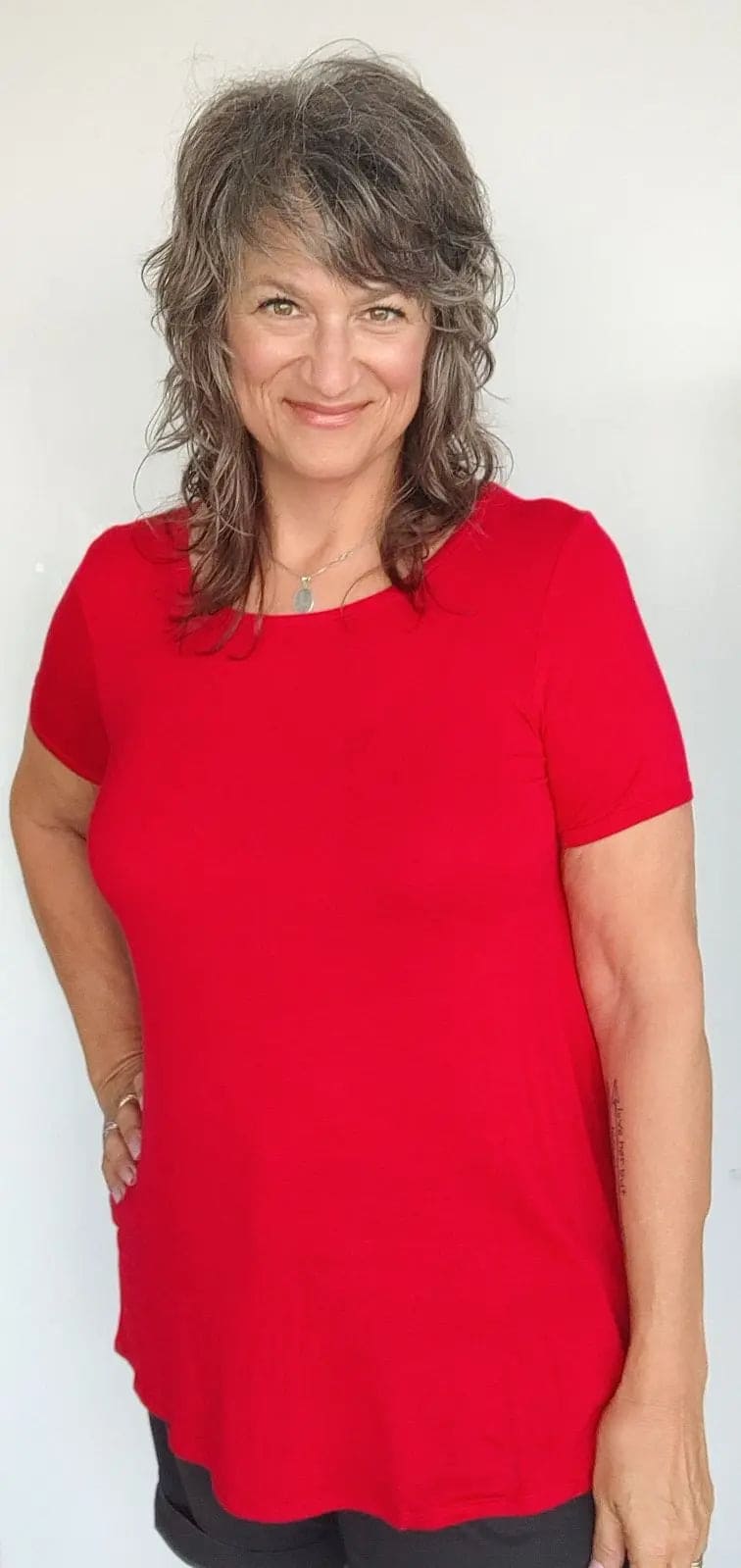 Red Short Sleeve Top The Magnolia Cottage Boutique