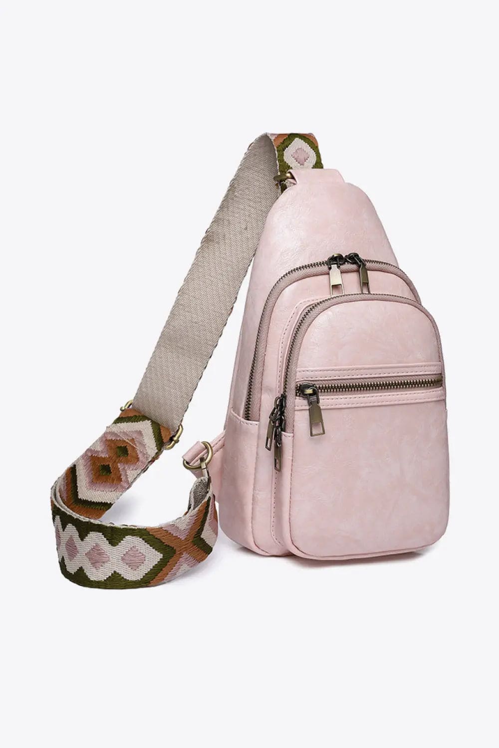  Leather Sling Bag | Backpack Purse | Trendy Fashion |