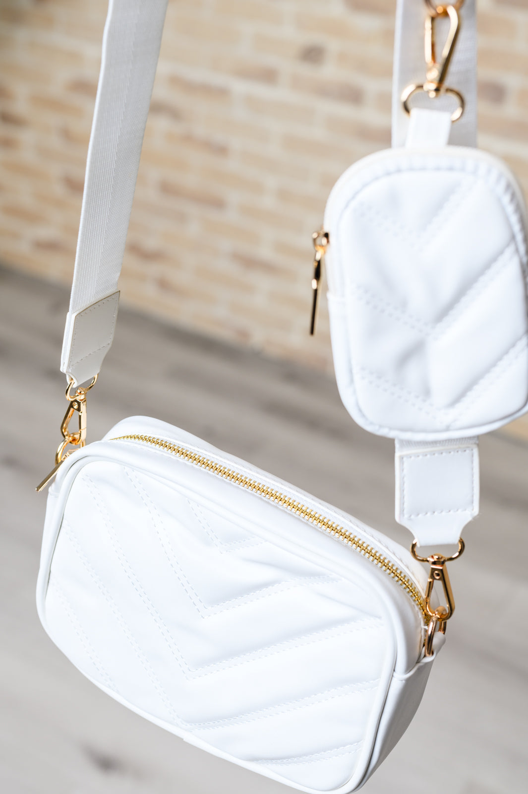 Under Your Spell Crossbody in White Ave Shops