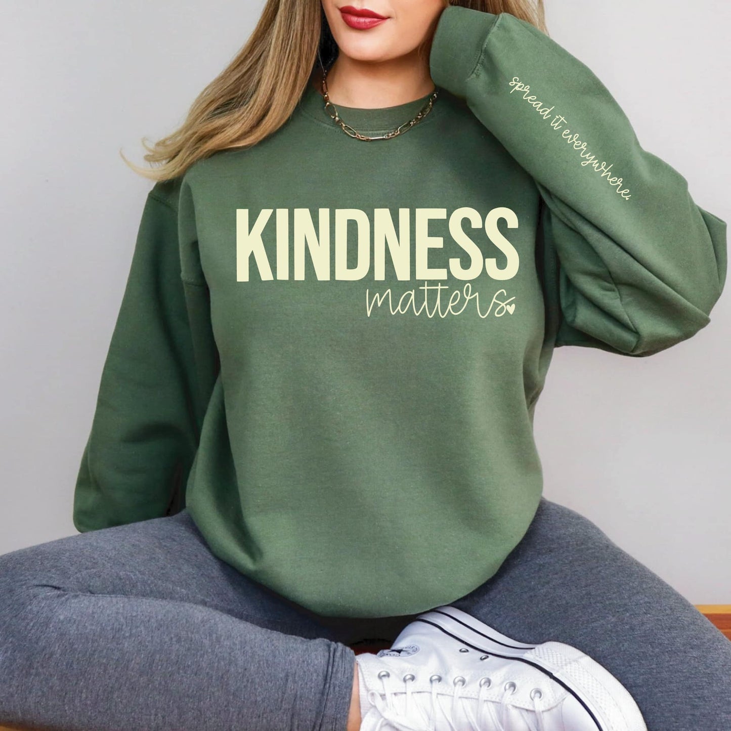 Kindness Matters Spread It Everywhere Sweatshirt Gabreila Wholesale