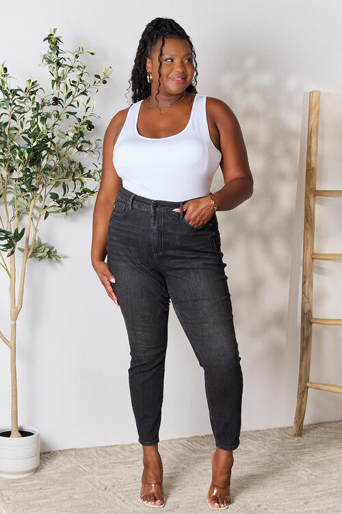 Judy Blue Full Size High Waist Denim Jeans Trendsi