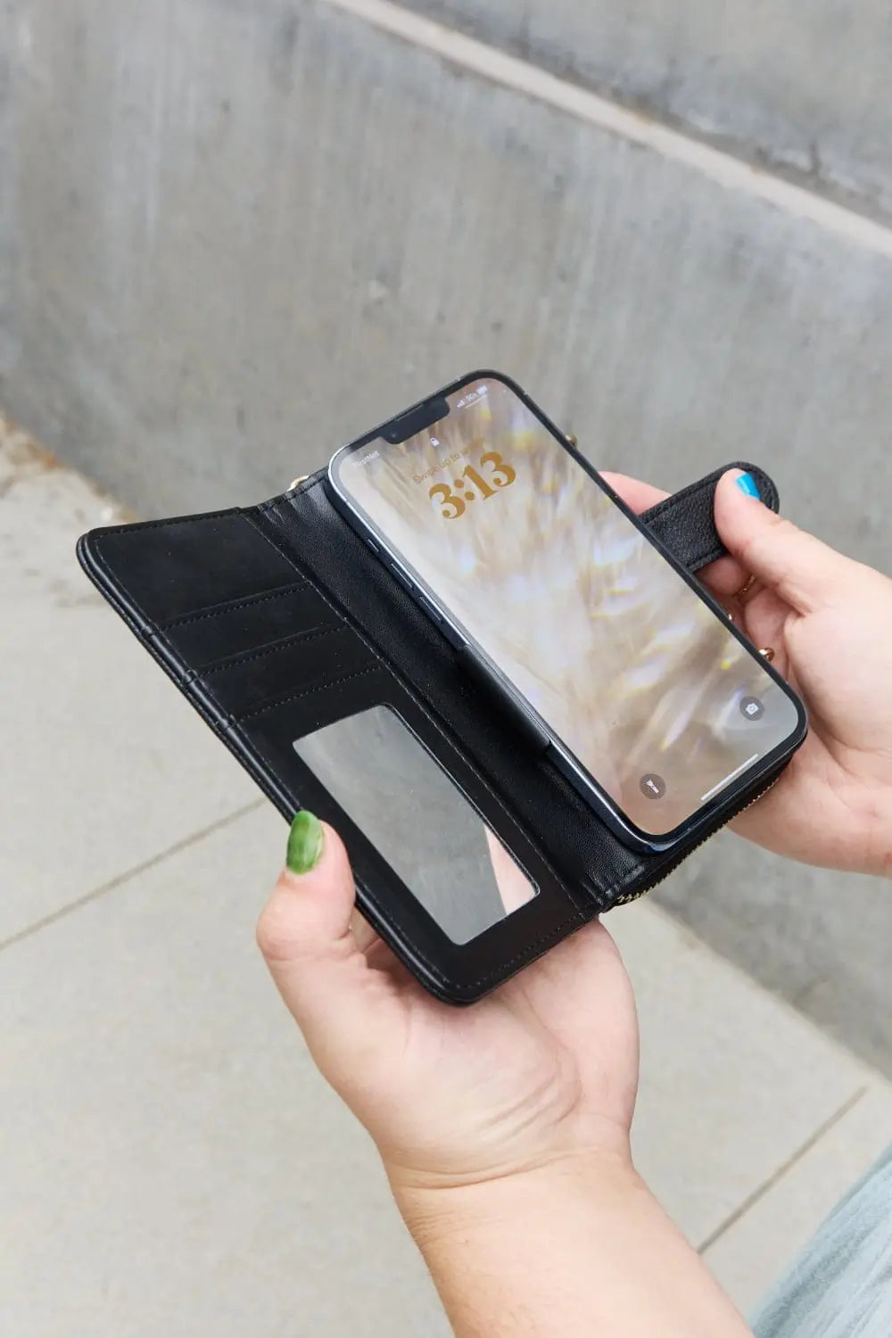 Nicole Lee USA Two-Piece Crossbody Phone Case Wallet Trendsi