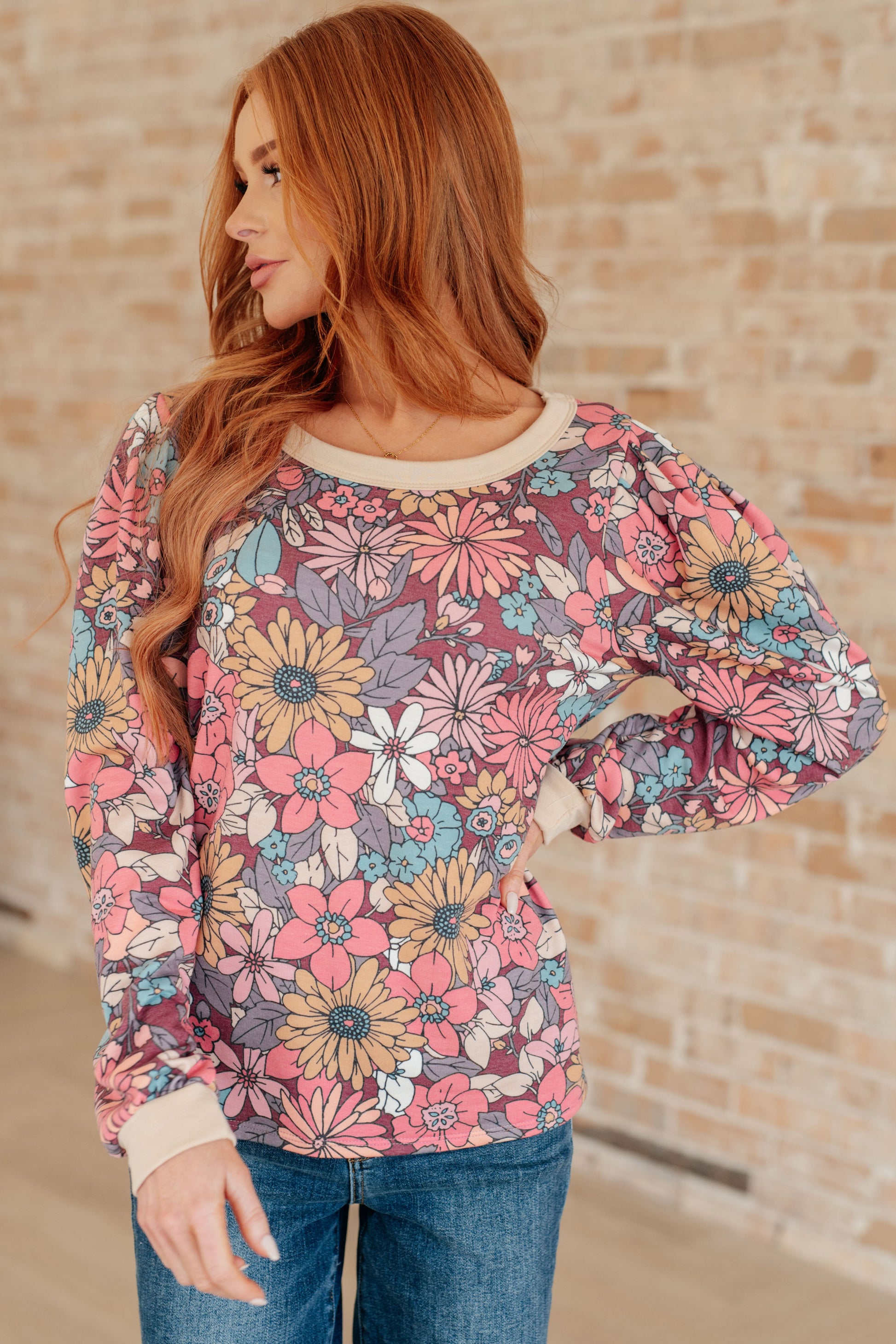 A Florists Dream Long Sleeve Pullover Ave Shops