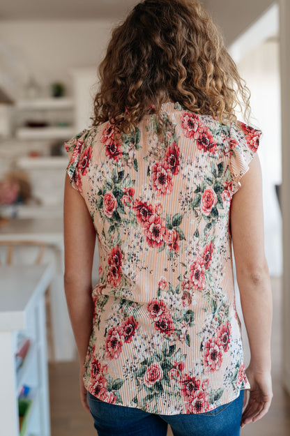 Making Me Blush Floral Top Ave Shops