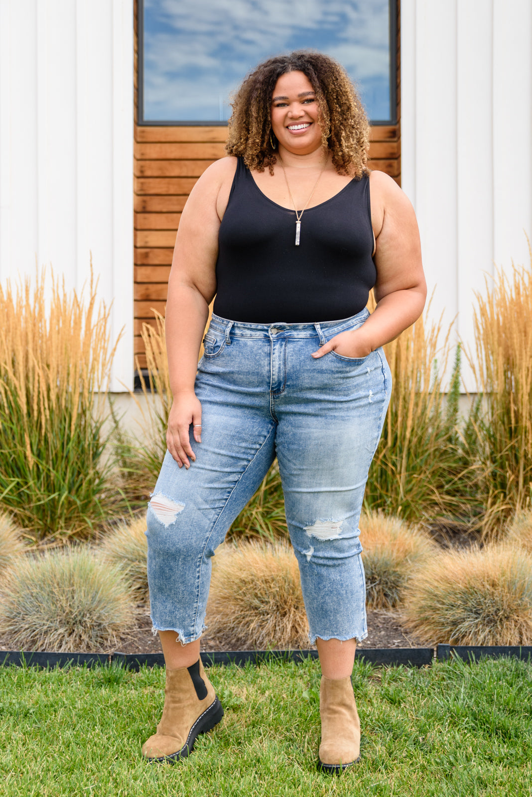 The Basics Bodysuit In Black Ave Shops