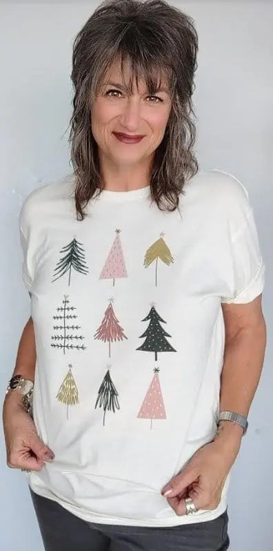 Christmas Tree Graphic Tee The Magnolia Cottage Boutique