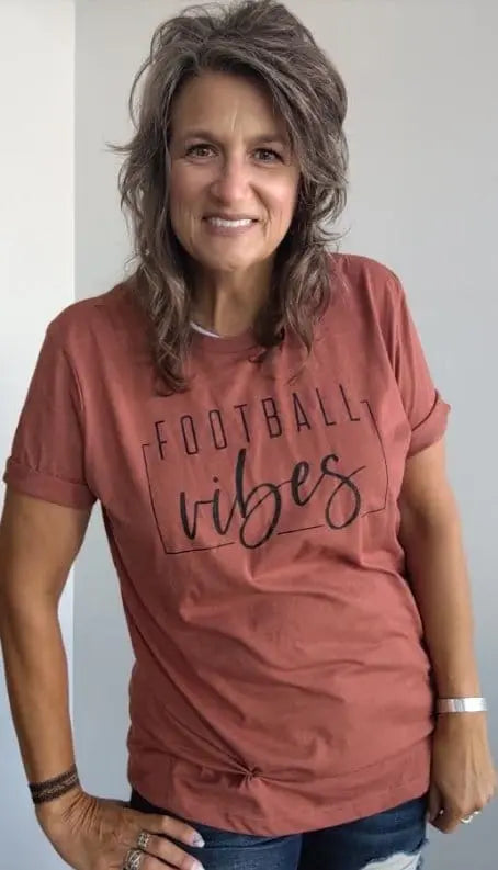 Clay football vibes t shirt The Magnolia Cottage Boutique