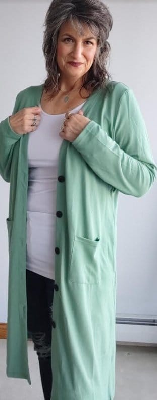 Colbie Cardigan in Spring Green The Magnolia Cottage Boutique