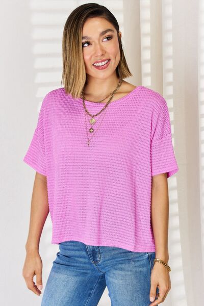 Zenana Full Size Round Neck Short Sleeve T-Shirt Trendsi