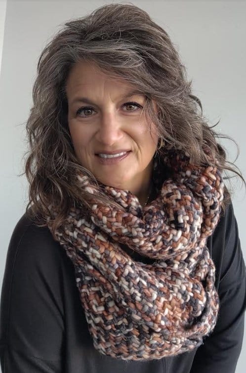 Grey Brown Infinity Scarf - The Magnolia Cottage Boutique