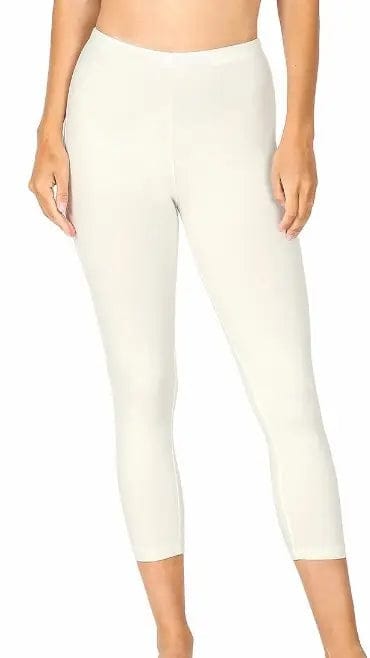 Ivory Capri Leggings - The Magnolia Cottage Boutique