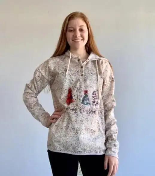 Merry Christmas Hoodie The Magnolia Cottage Boutique